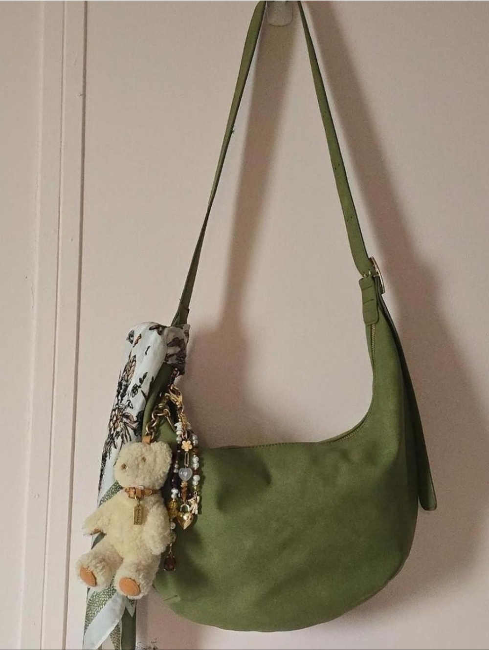 Olive Green Crossbody Bag